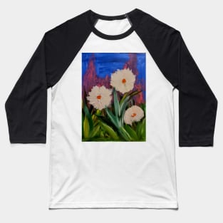 Some white carnation growing wild . Baseball T-Shirt